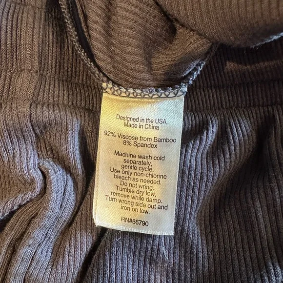 The Company Store ribbed pajama set - Picture 3 of 3